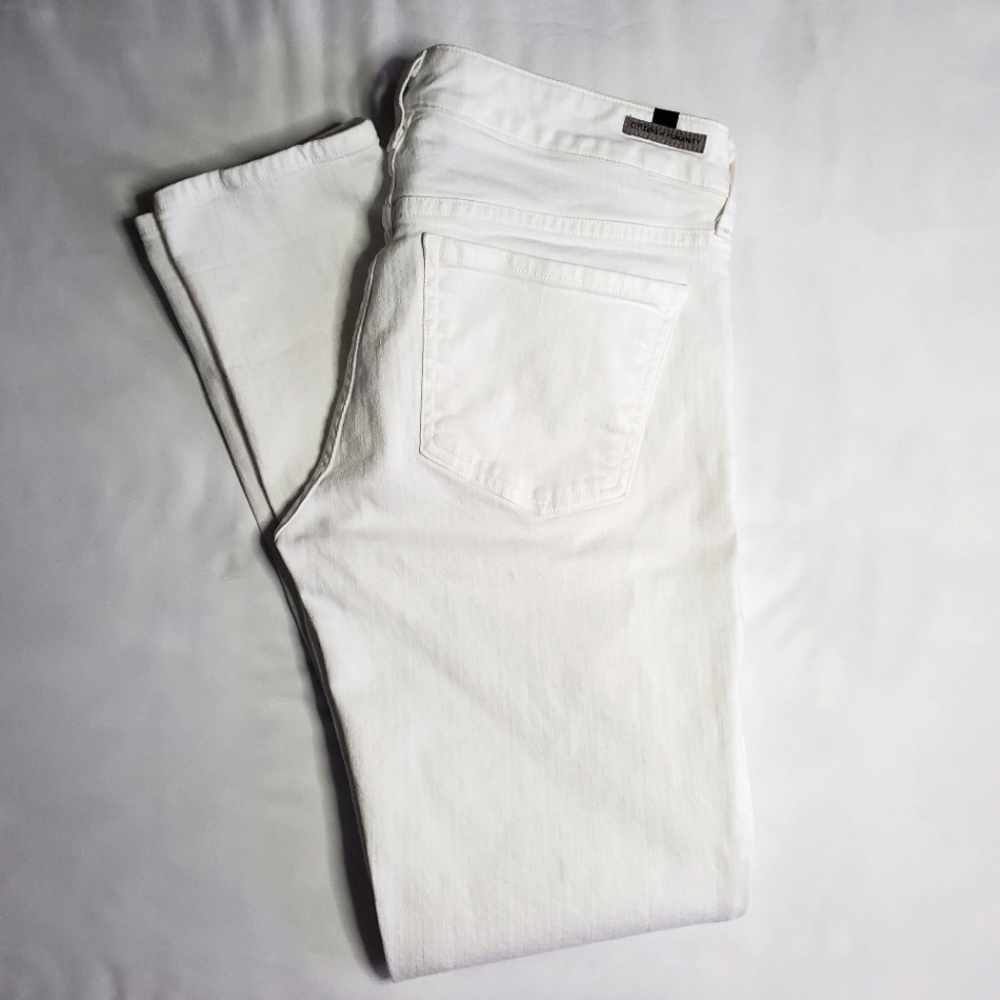 Citizens of Humanity Arielle midrise slim white jeans 29 - Picture 2 of 16